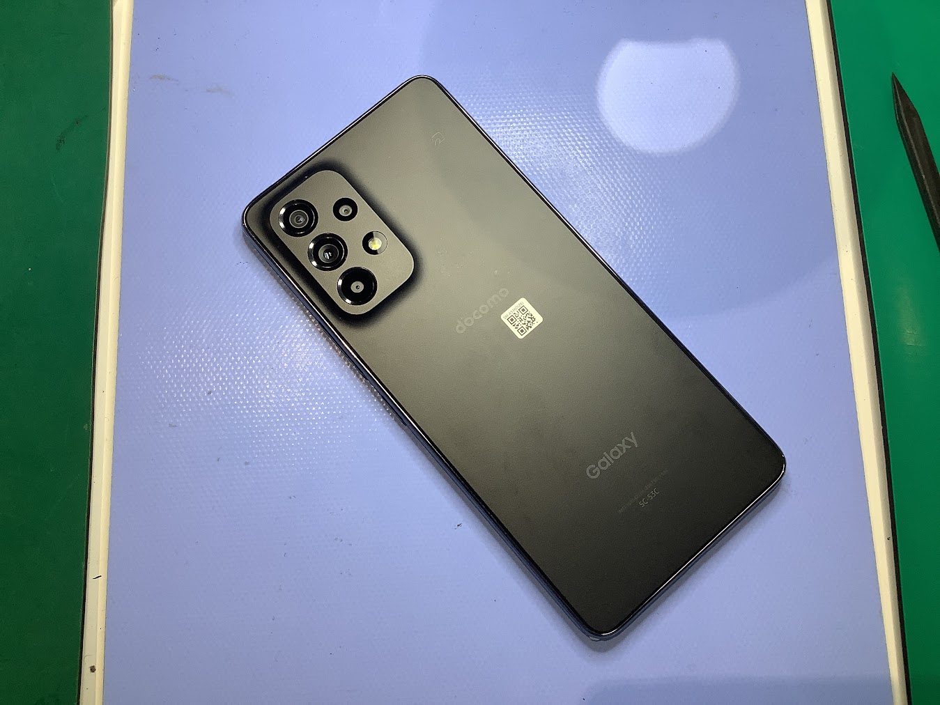 GalaxyA53のバッテリー交換ならデータをそのまま・最短即日修理のスマホ修理工房西八王子店へ